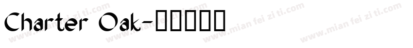 Charter Oak字体转换
